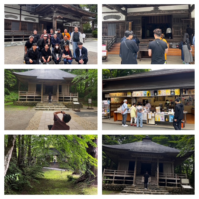 社員旅行　宮城・岩手（中尊寺）